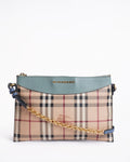 Burberry Haymarket Check Belt Crossbody Bag