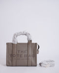 New Marc jacobs leather medium tote bag in grey