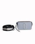 New Marc Jacobs snapshot crossbody bag in grey/beige