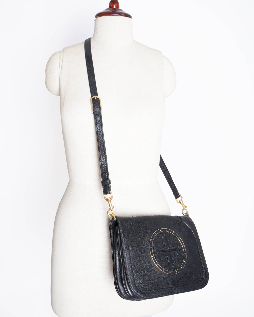 Tory Burch  Pebbled Leather crossbody bag