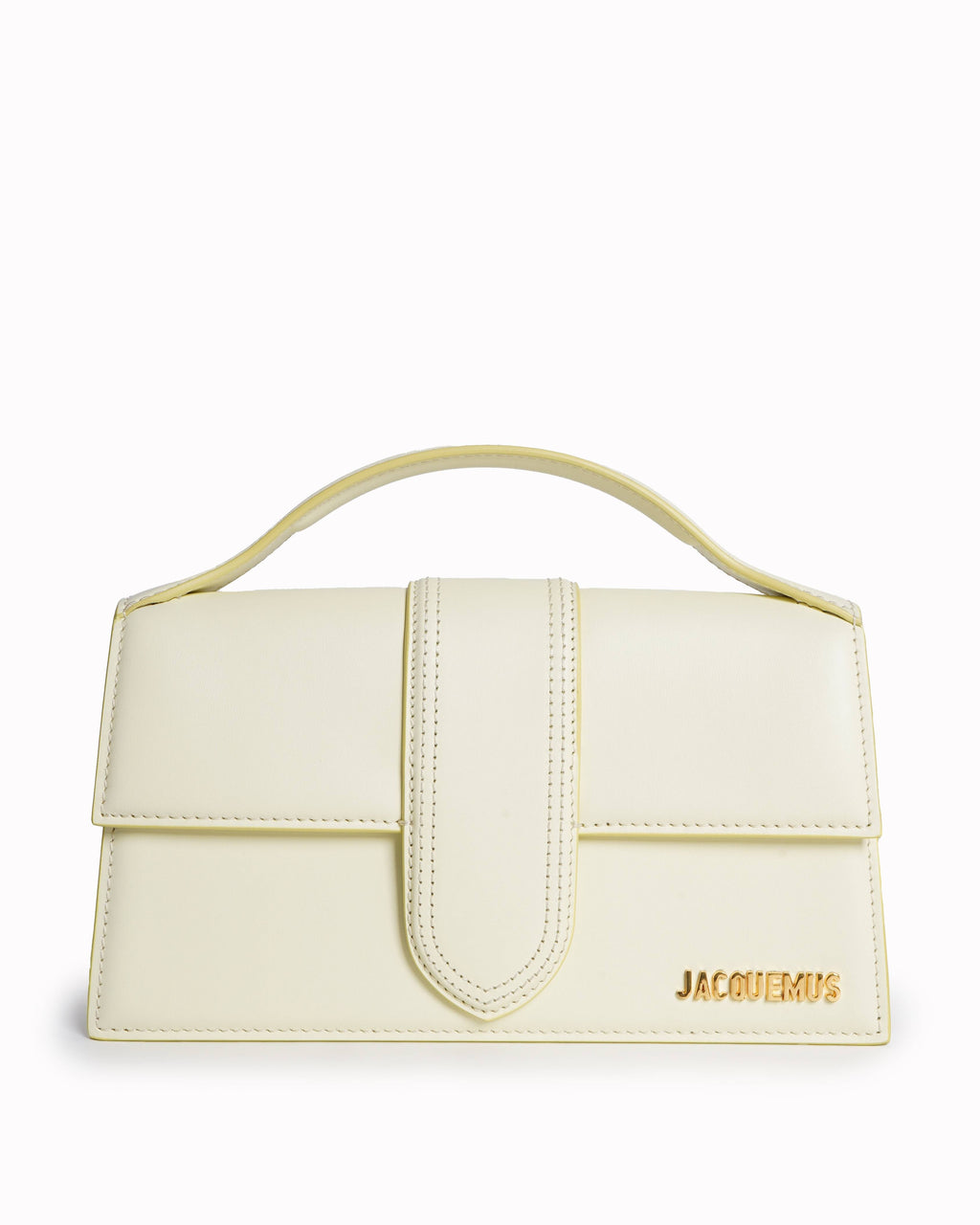 Jacquemus Le Grand Bambino Crossbody Bag in Light Yellow