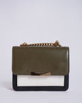 Michael Kors Jade Extra-Small Tri-Color Leather Crossbody Bag