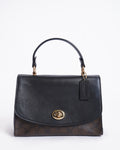 Coach  Tilly Top Handle Satchel With Signature Canvas