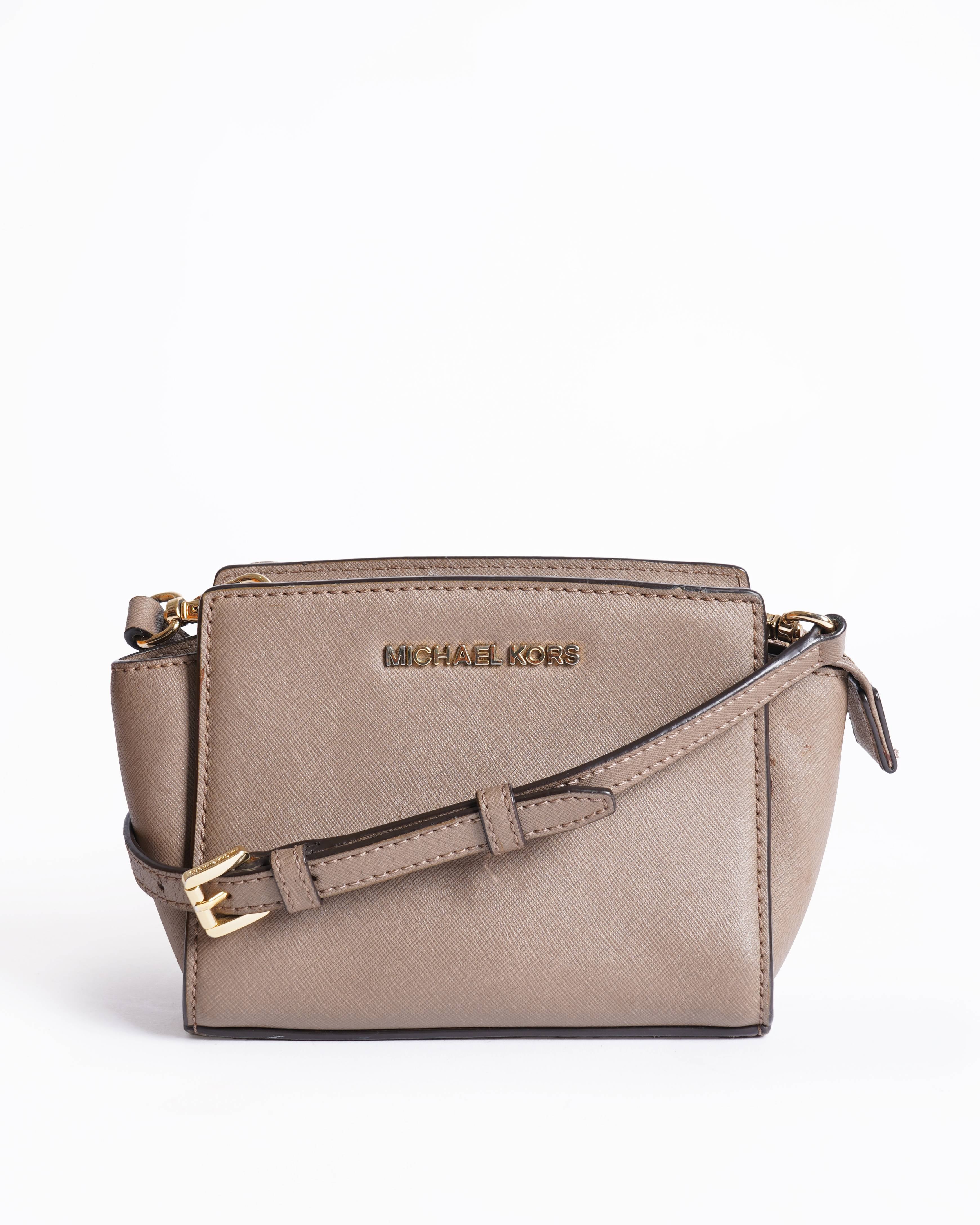 Michael kors  Leather Mini Selma Crossbody bag