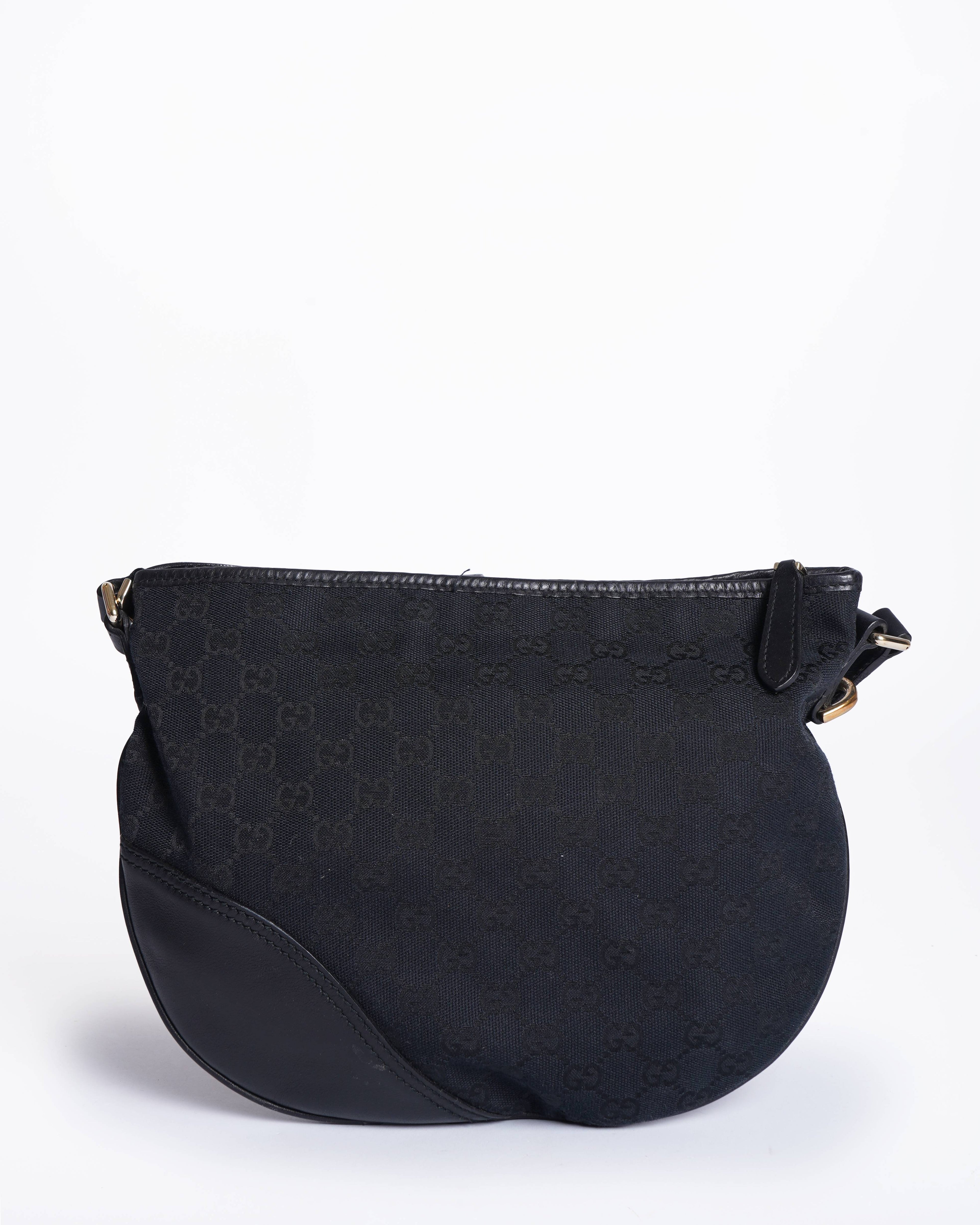 Gucci gg supreme web black Crossbody bag