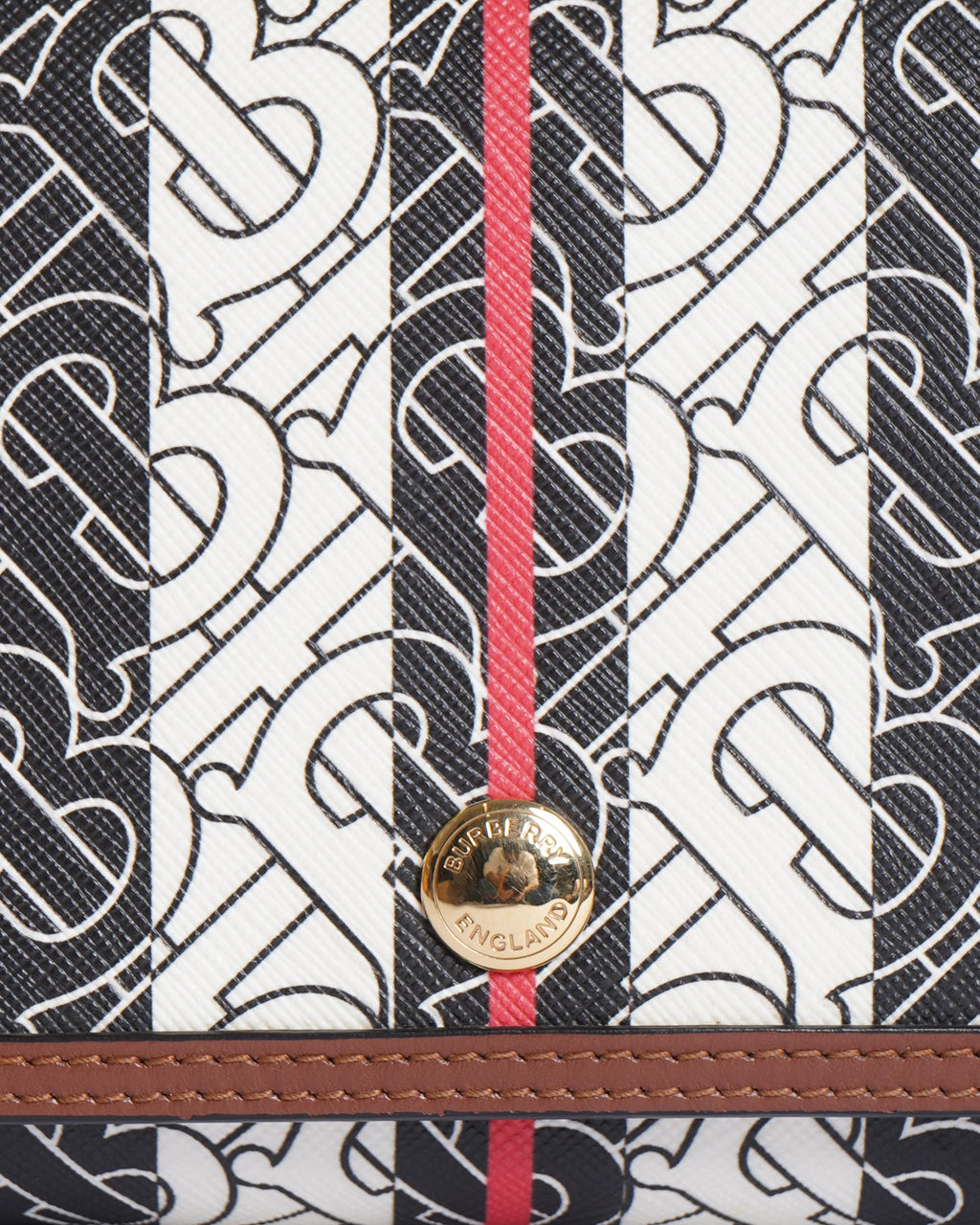 Burberry TB monogram printed note bag