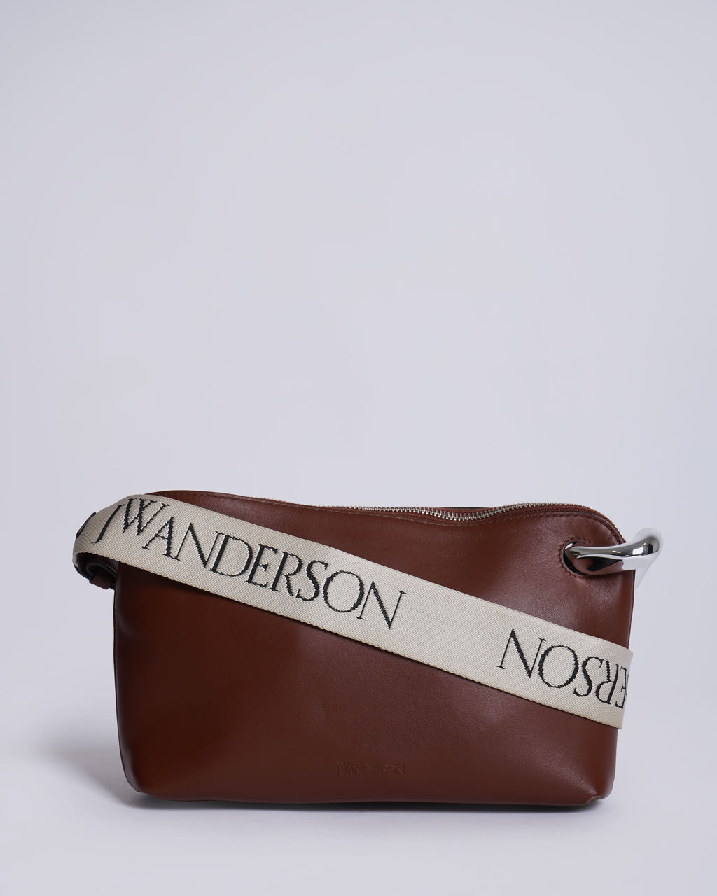 JW Anderson Brown Leather Crossbody Bag