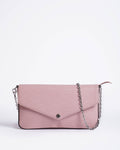 Louis vuitton rose ballerine felicie in epi leather crossbody bag