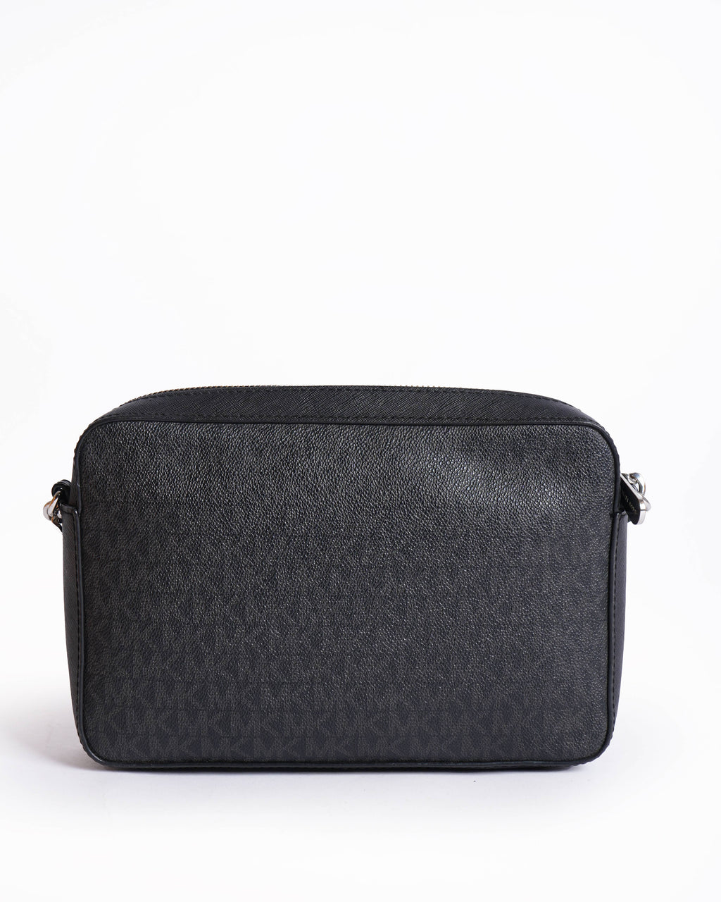Michael Kors Monogram Crossbody Bag In Black