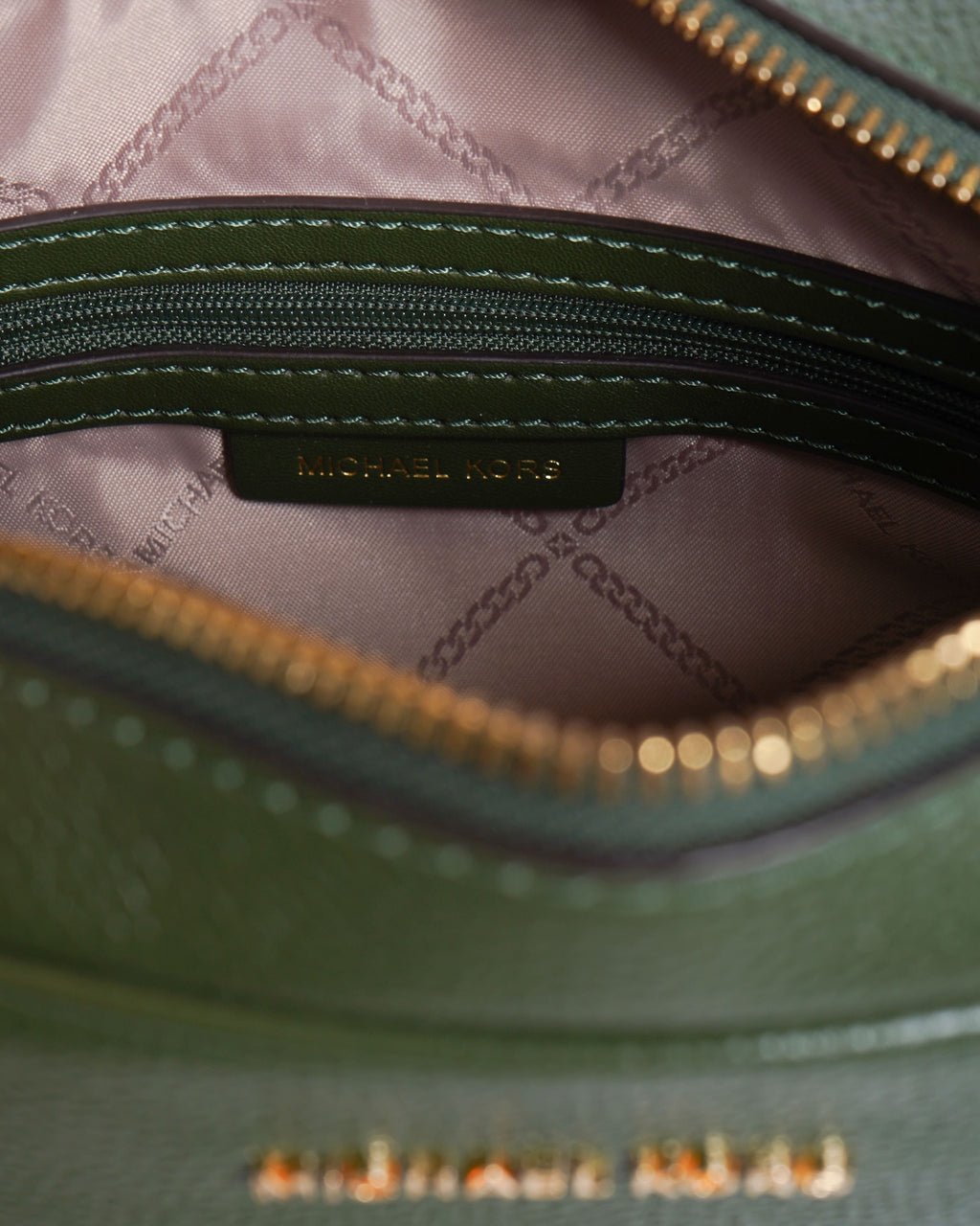 New Michael Kors Estelle Micro Pebbled Leather Crossbody