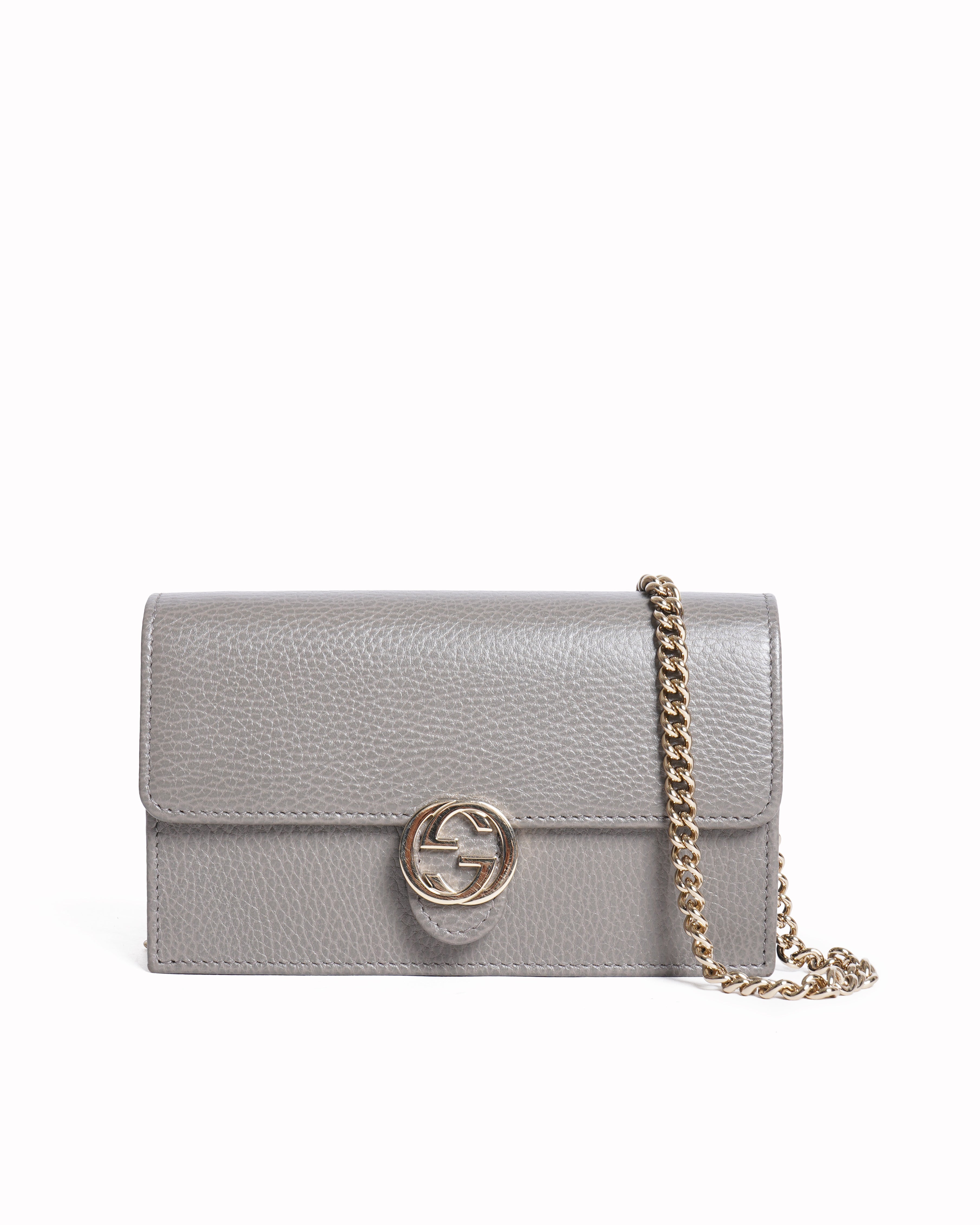 New Gucci interlocking g wallet on chain