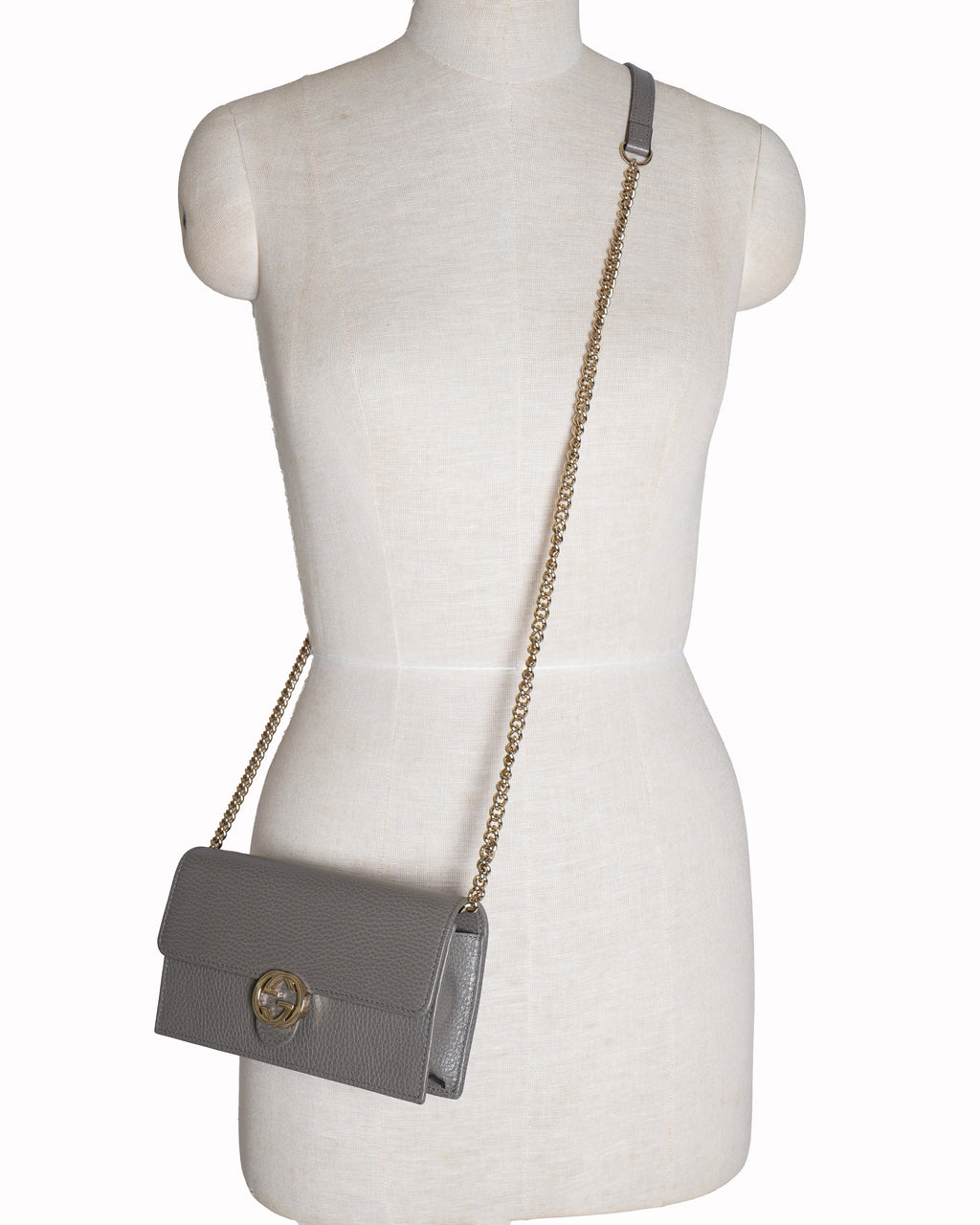 New Gucci interlocking g wallet on chain