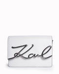 Karl Lagerfeld K/Signature Crossbody Bag in Beige