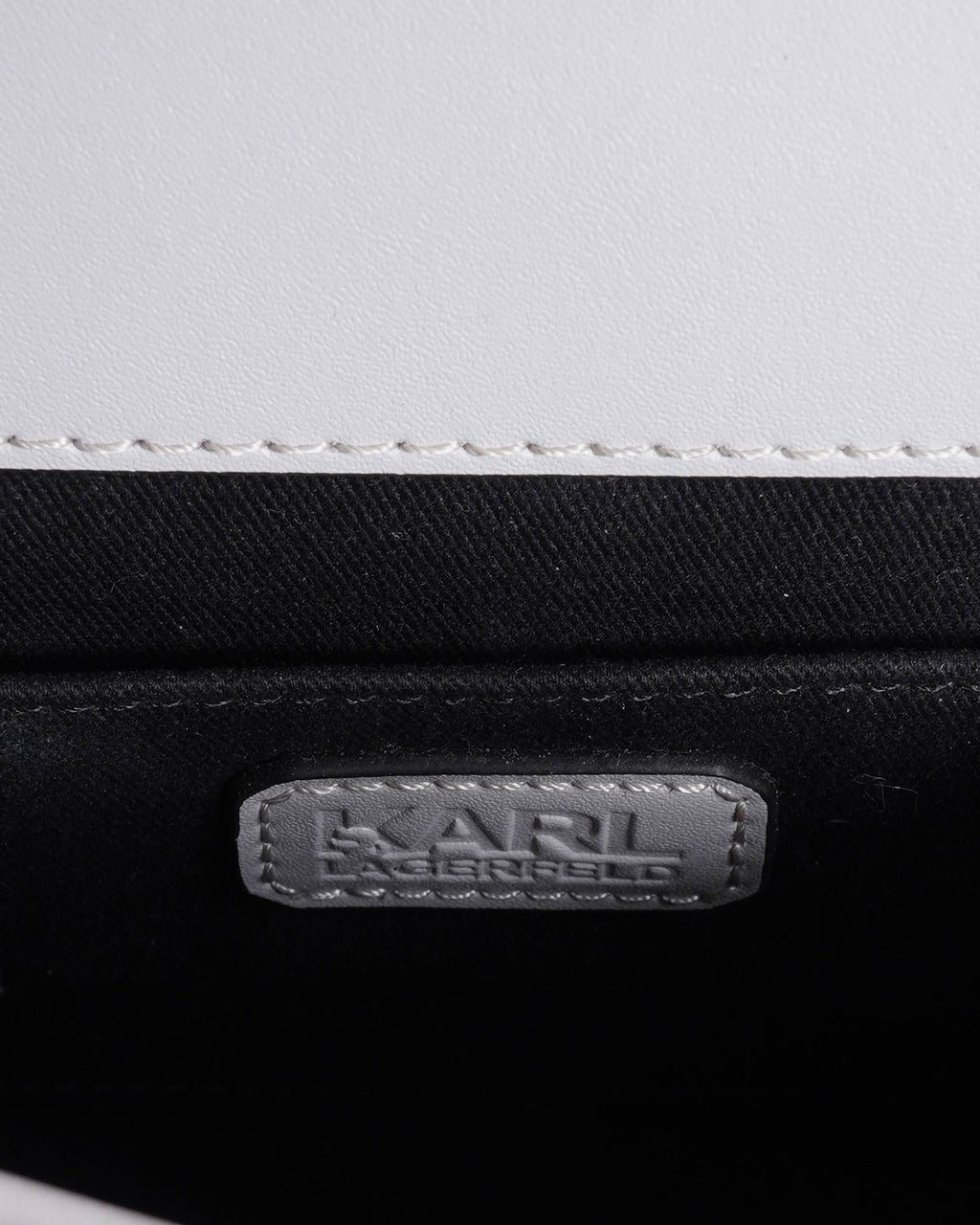 Karl Lagerfeld K/Signature Crossbody Bag in Beige