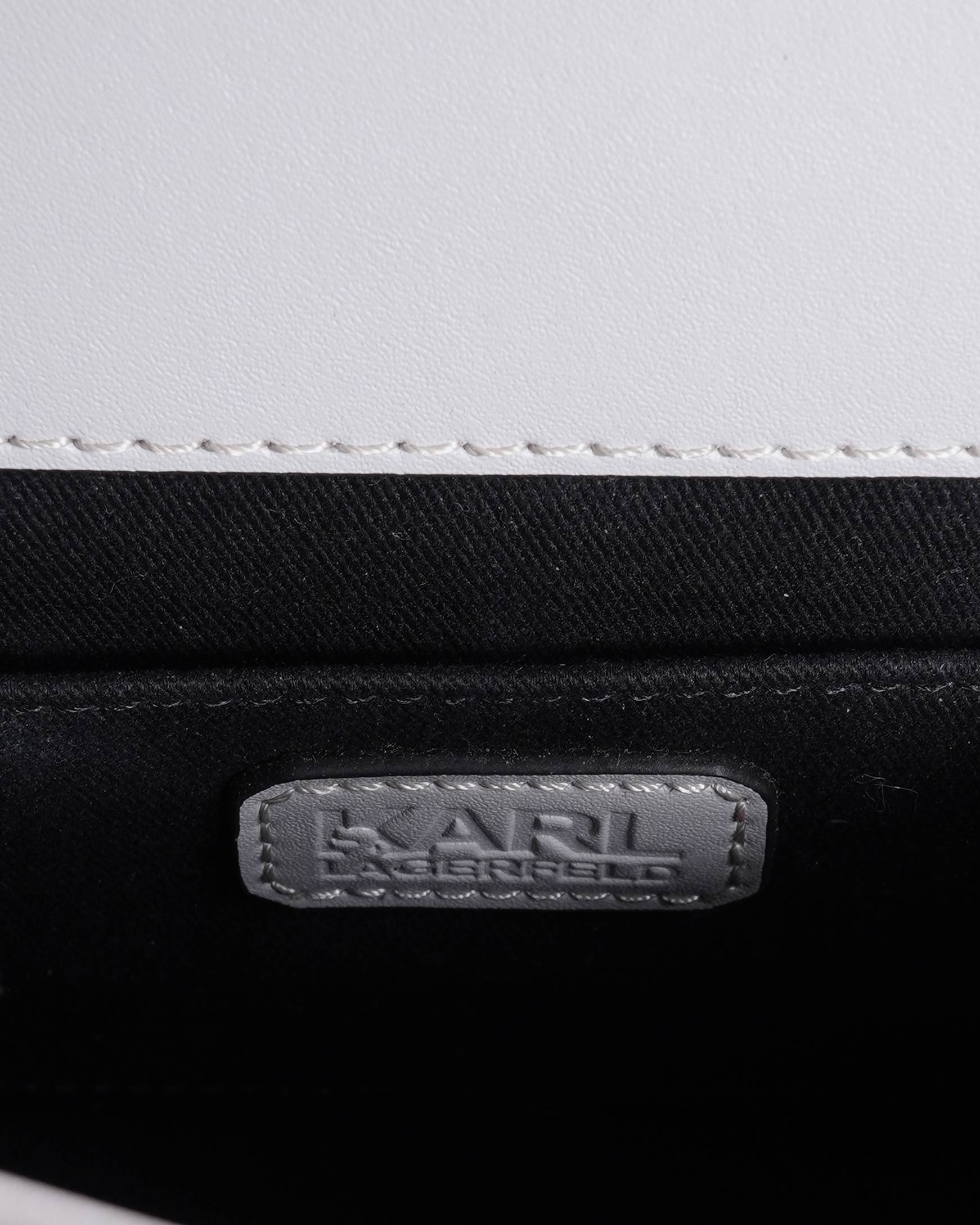 Karl Lagerfeld K/Signature Crossbody Bag in Beige
