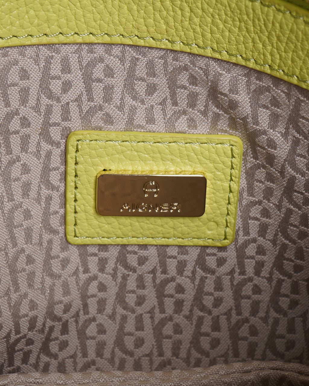 New Aigner Crossbody bag in Lime green