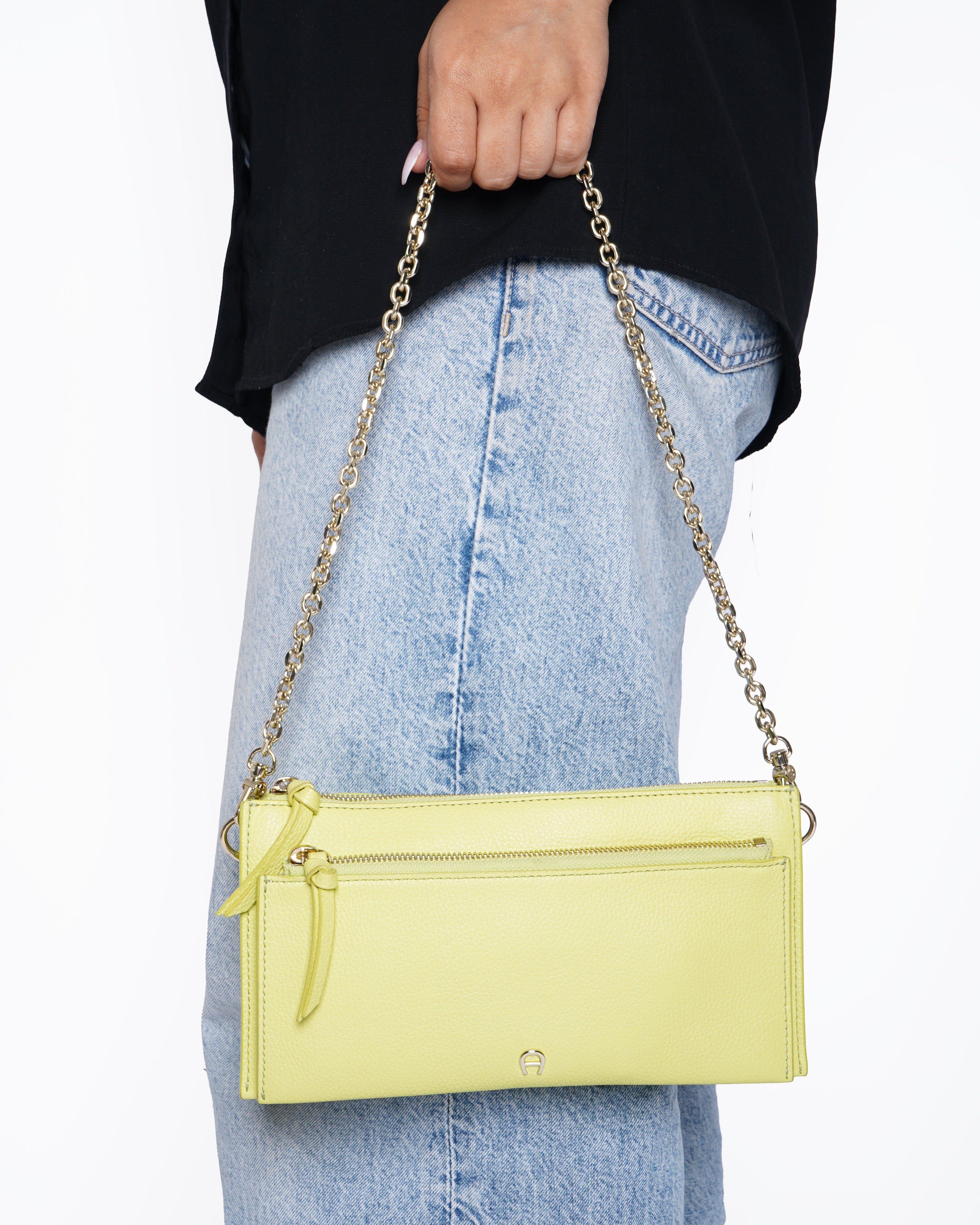 New Aigner Crossbody bag in Lime green