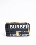 Burberry lola horseferry quilted crossbody bag
