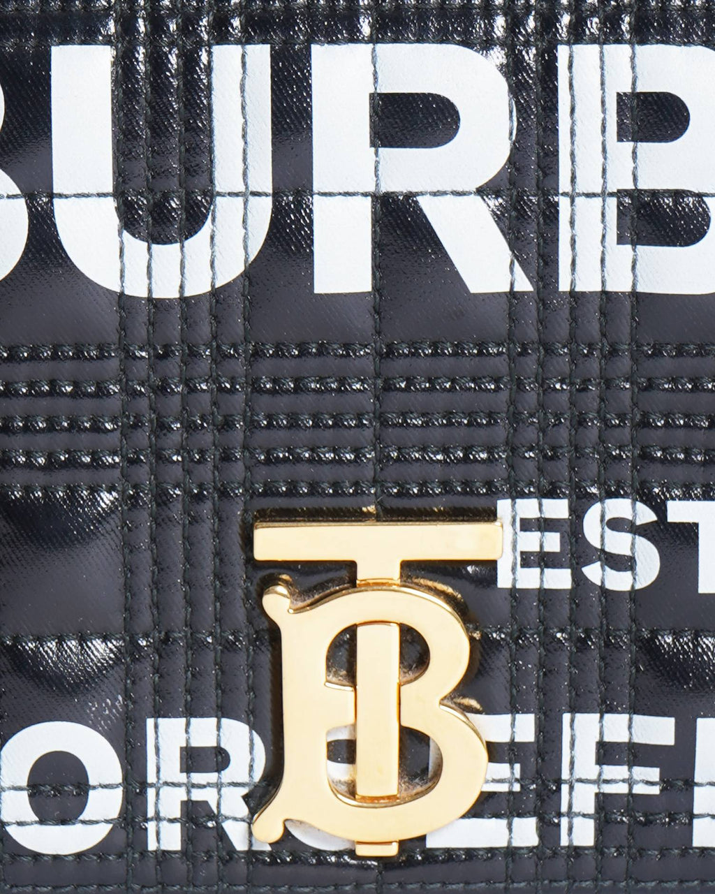 Burberry lola horseferry quilted crossbody bag