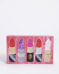 New Kurt Geiger Kensington Lipstick Graphic Acrylic Clutch Bag