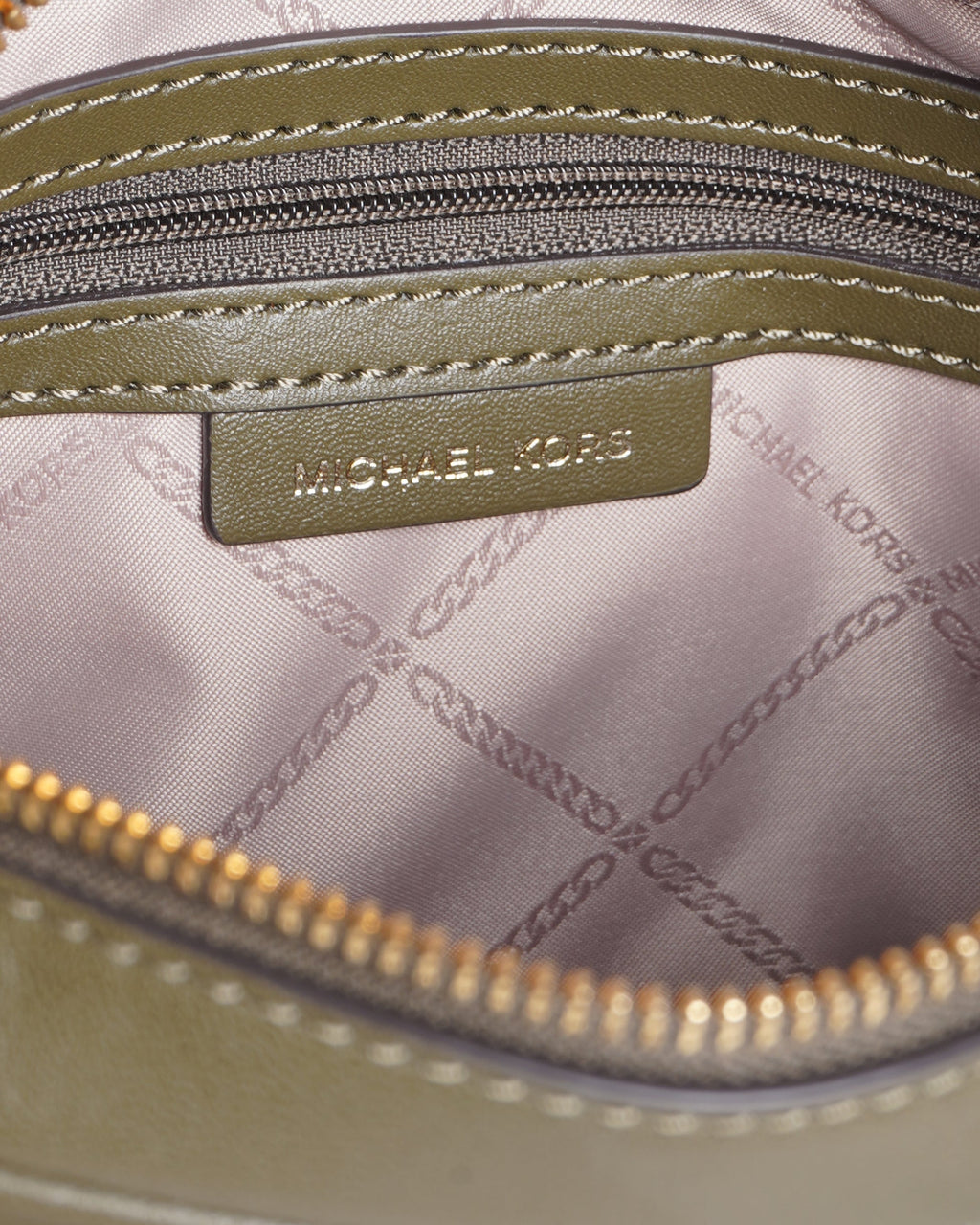 New Michael kors parker medium leather crossbody bag
