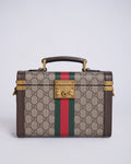 Gucci Savoy Brown GG Supreme Canvas Beauty Case