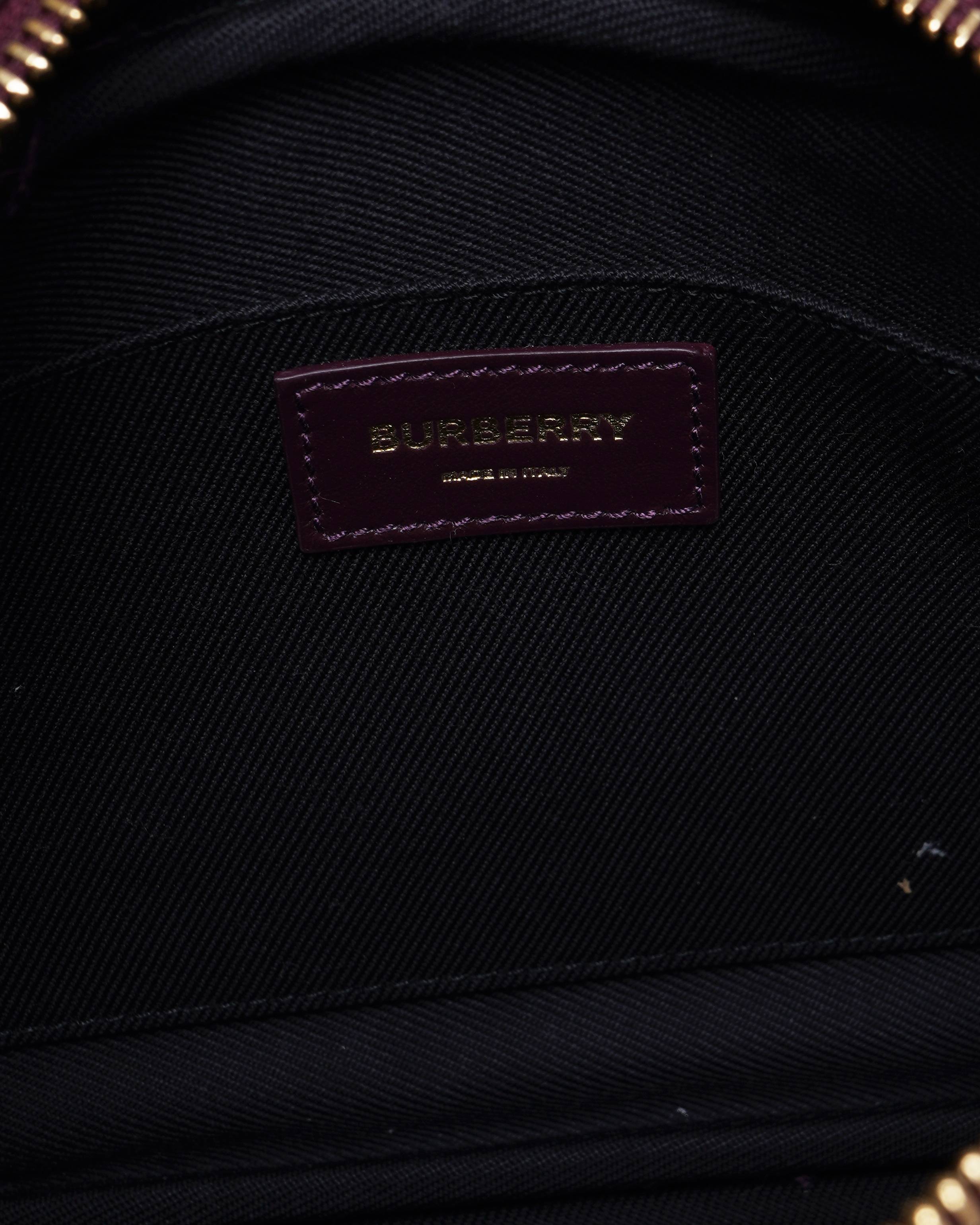 New Burberry Quilted Leather Lola Crossbody Bag
