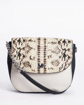 Michael kors embossed leather dome crossbody bag