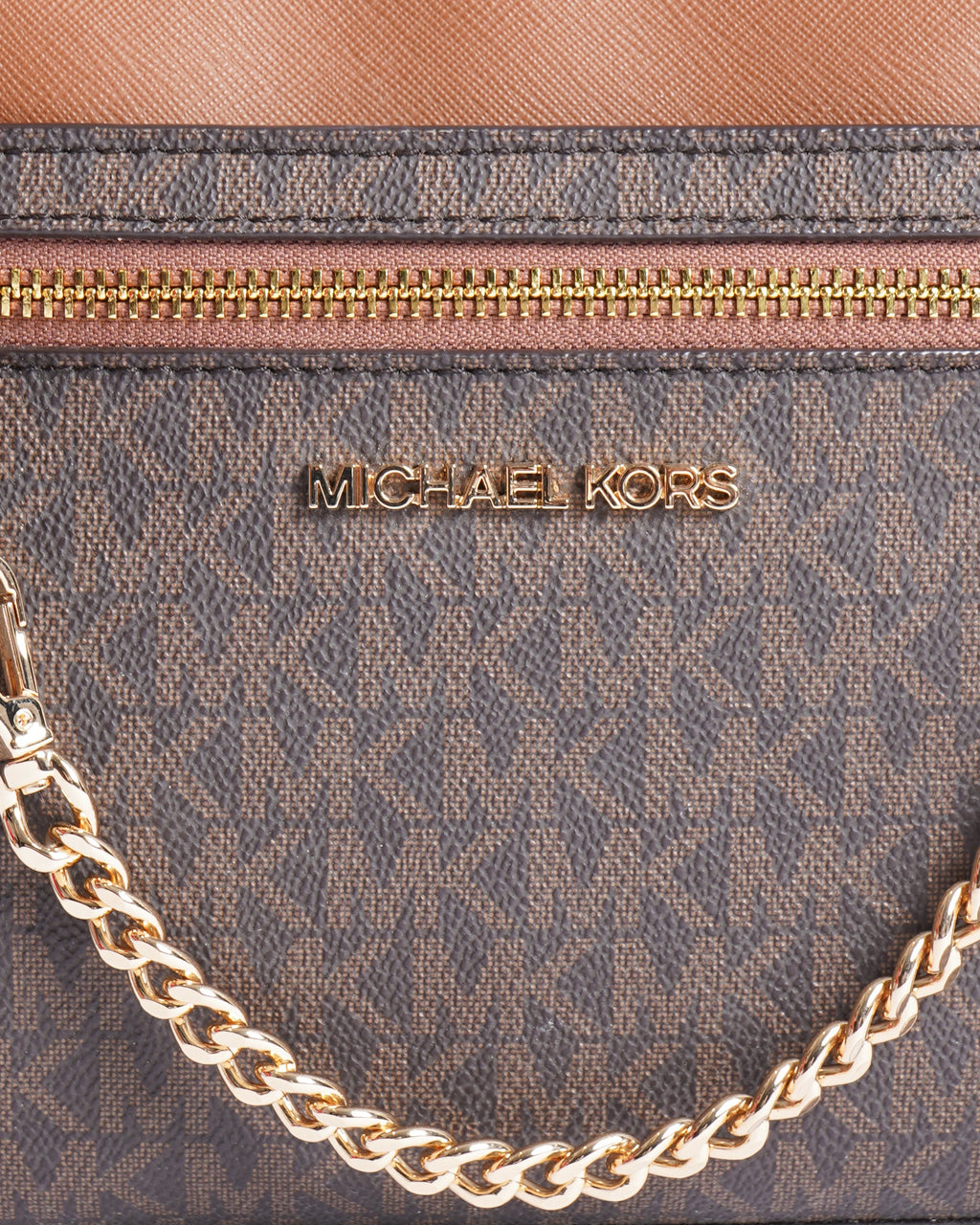 New Michael Kors Monogram Jet Set Crossbody Bag