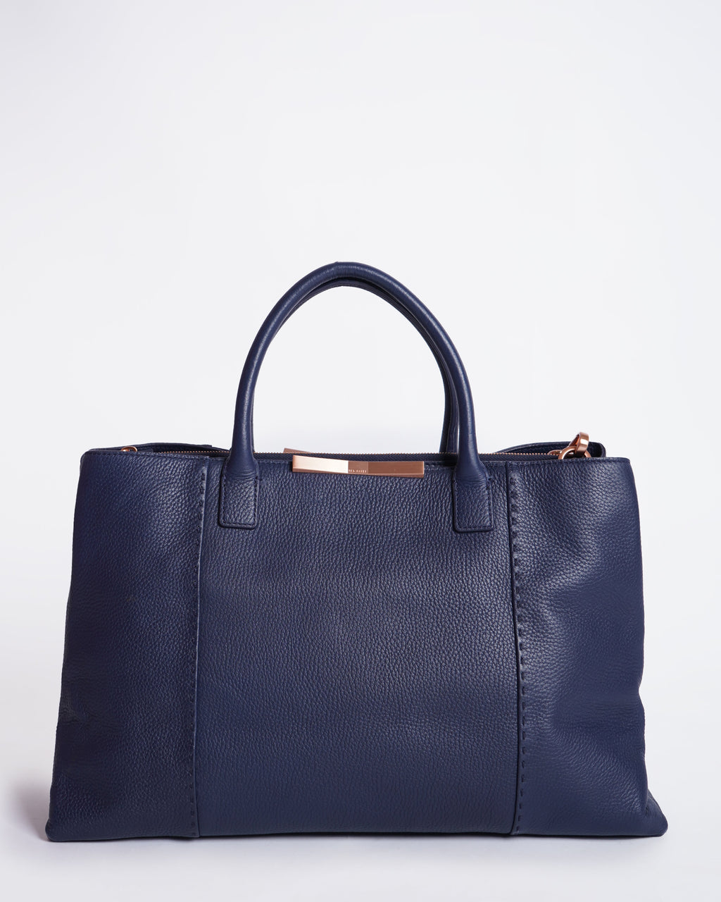 Ted baker navy blue tote bag