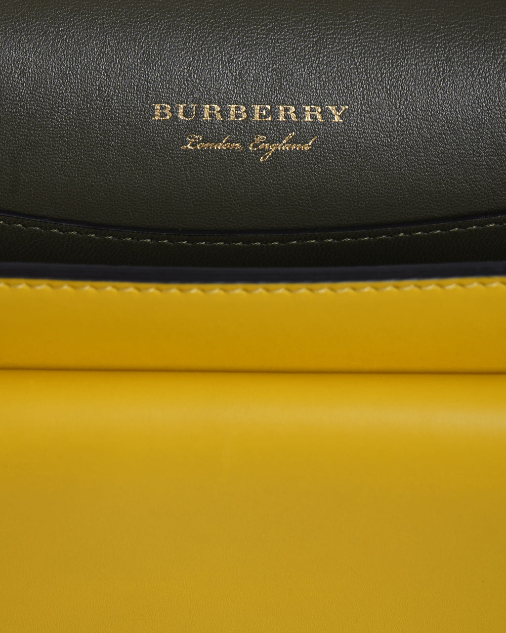 Burberry Yellow Bridle Square Crossbody Bag
