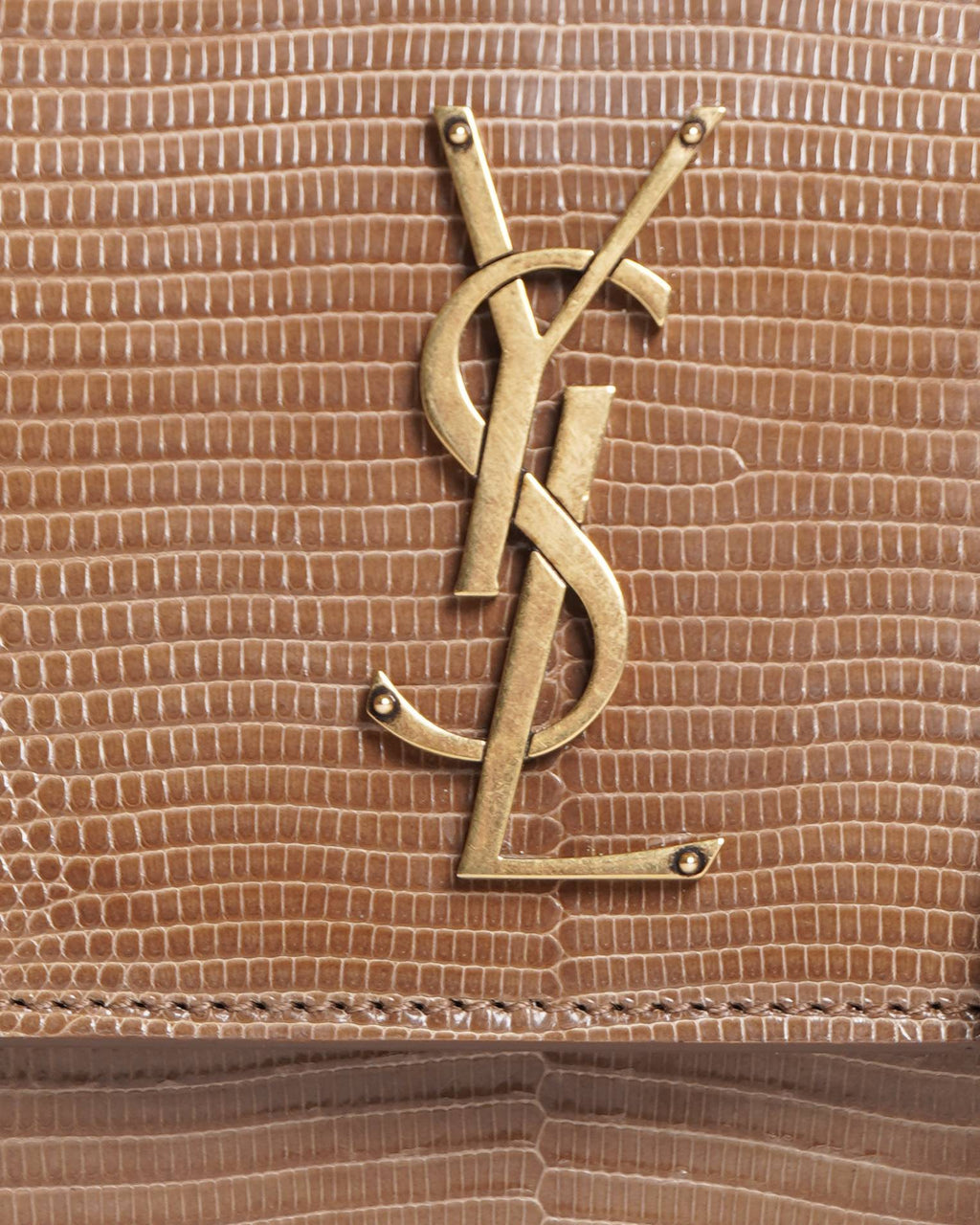 Saint laurent medium kate crossbody bag in crocodile embossed leather