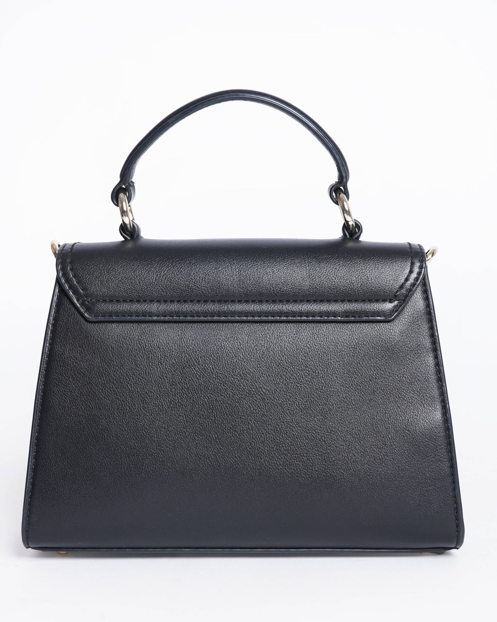 Just Cavalli Black Iconic Trend Textured Medium Satchel