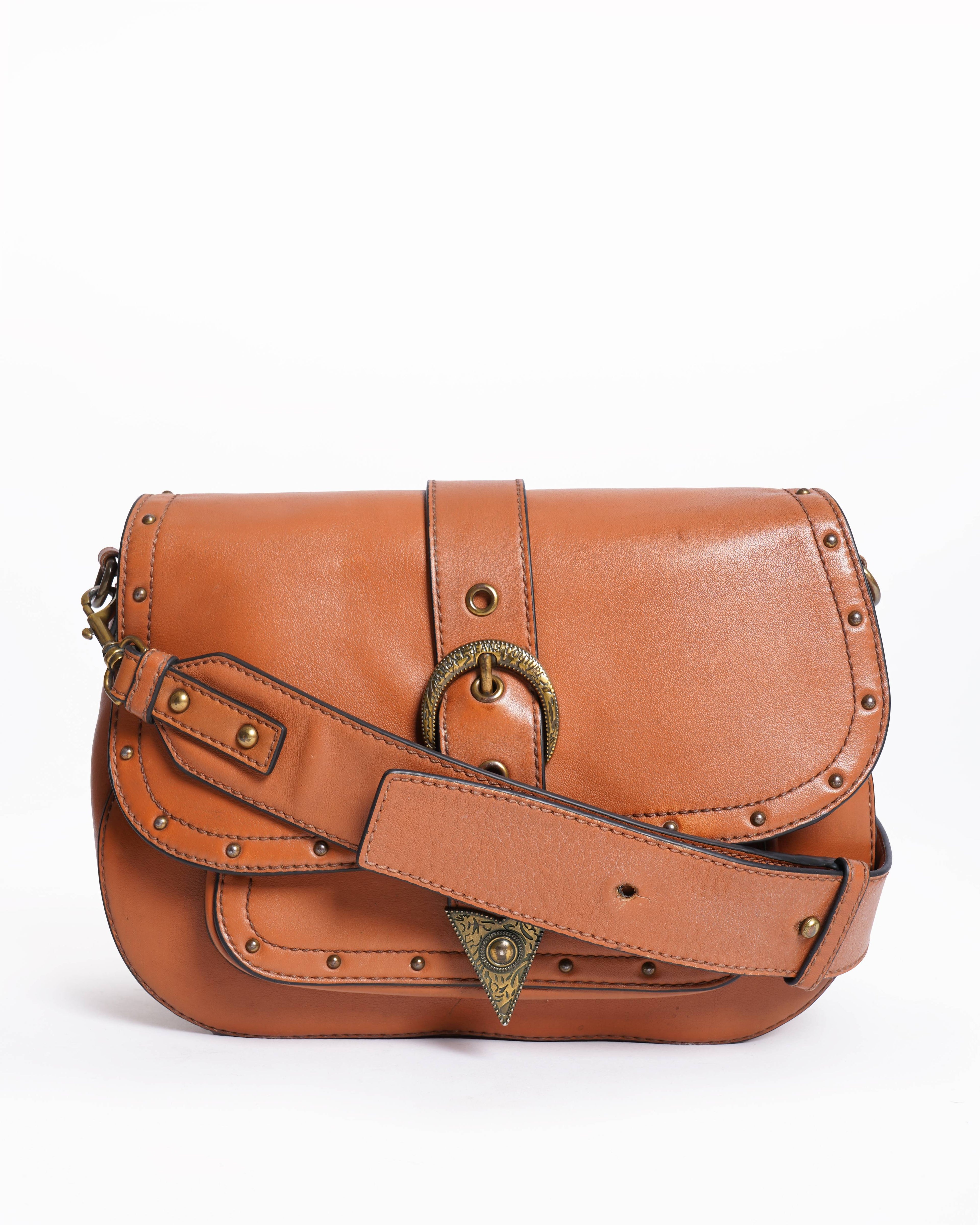 Versace Jeans couture  Cognac crossbody bag
