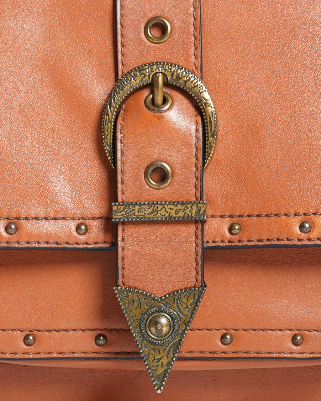 Versace Jeans couture  Cognac crossbody bag
