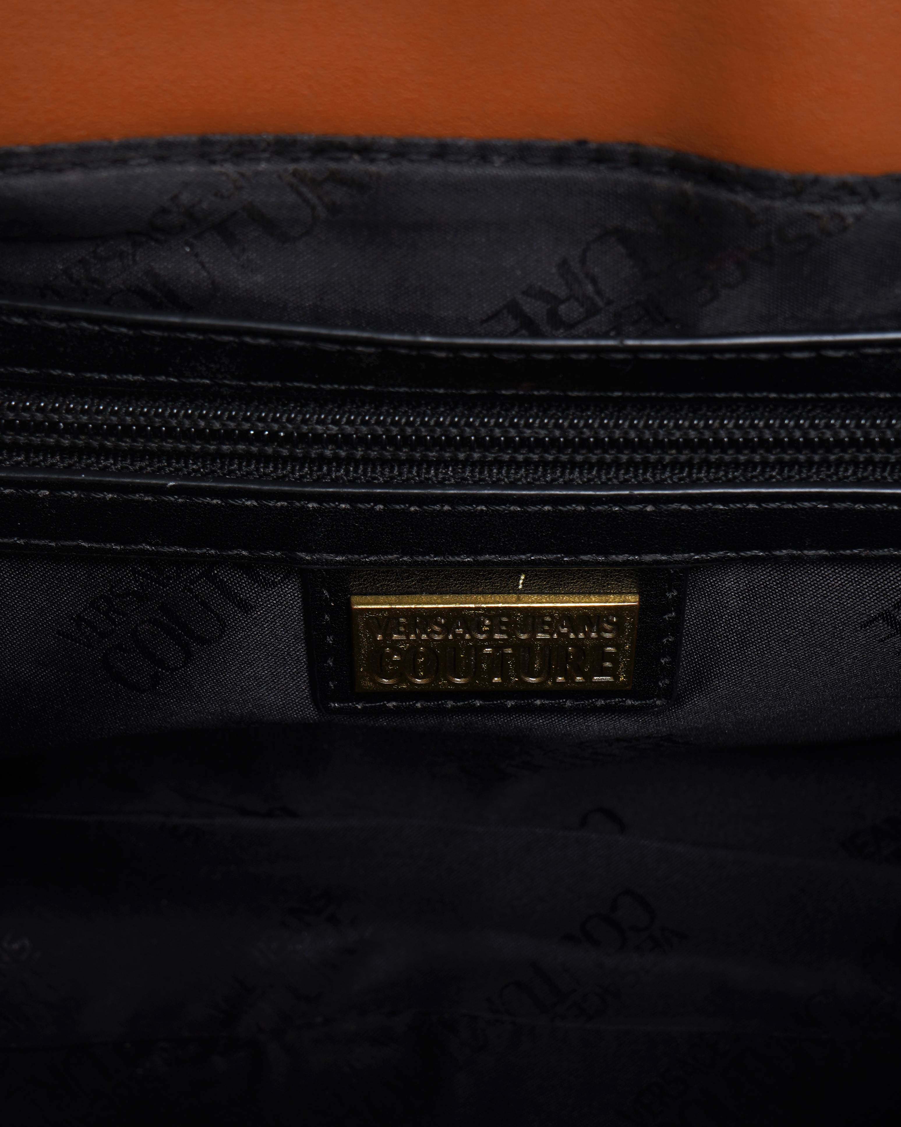 Versace Jeans couture  Cognac crossbody bag