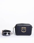 Furla Brava Crossbody Bag In Canvas & Leather