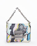 Versace printed graphic crossbody bag