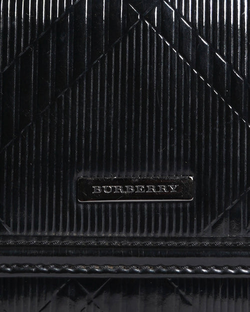 Burberry  London plaid pattern zip around clutch wallet