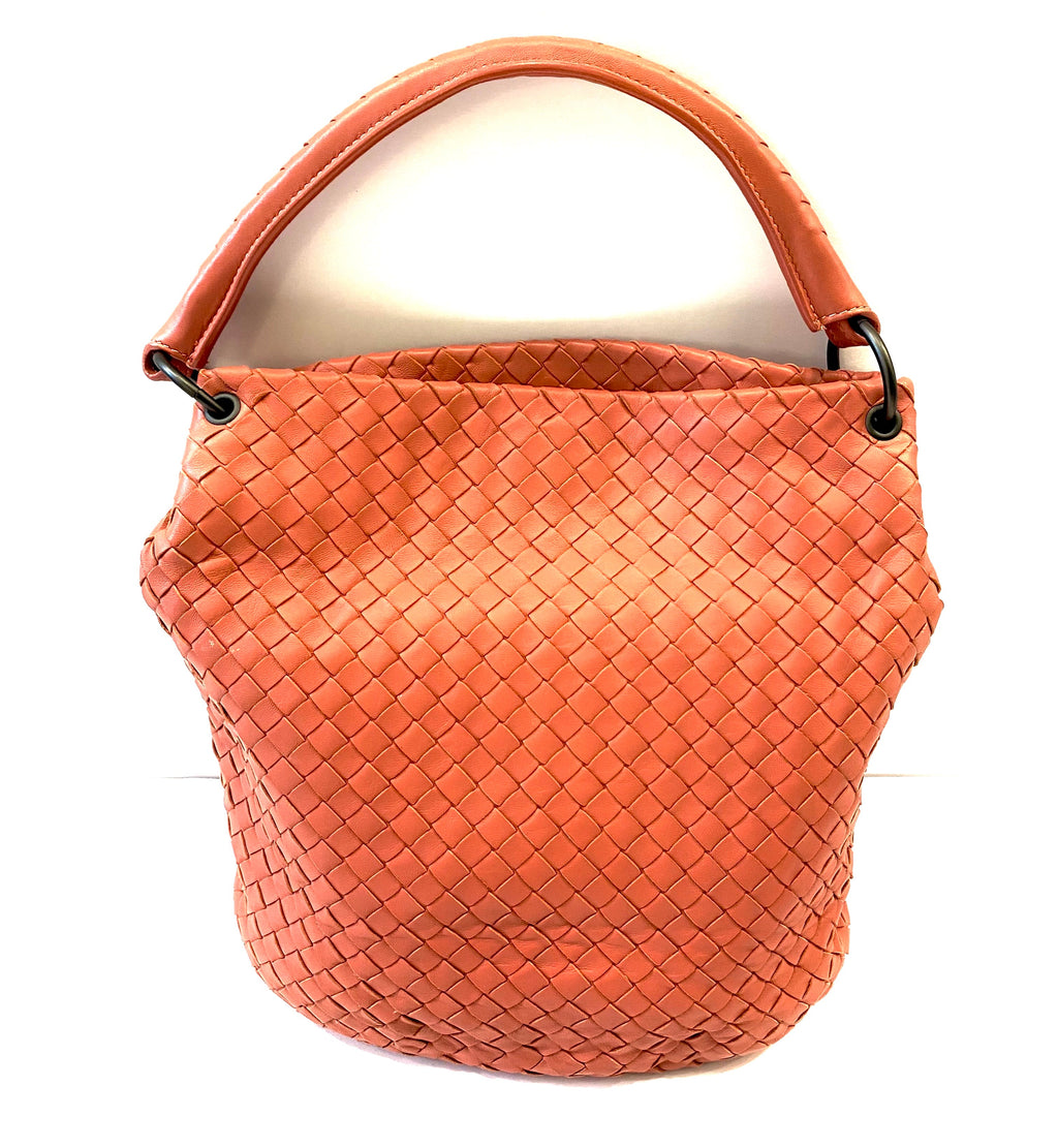 BOTTEGA VENETA INTRECCIATO NAPPA WOVEN PARACHUTE BAG
