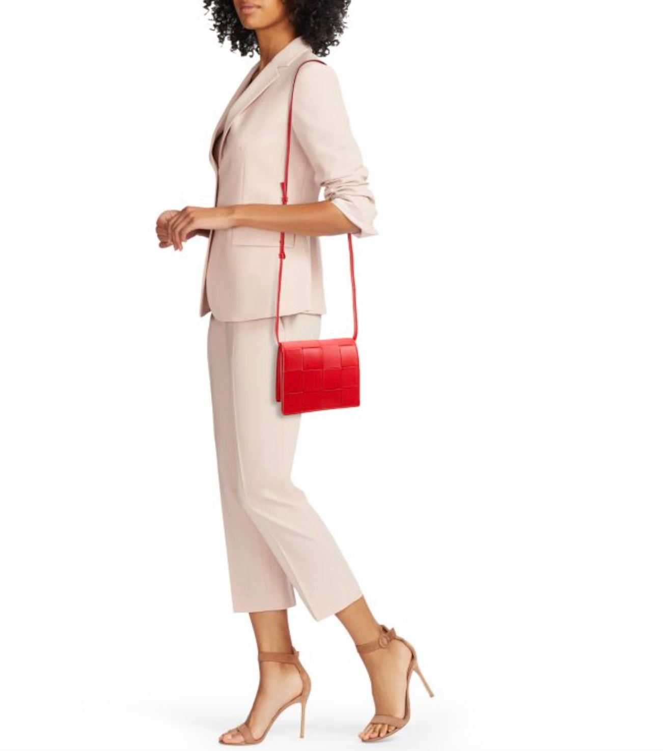 BOTTEGA VENETA MAXI INTRECCIATO LAMBSKIN MINI CASSETTE CROSSBODY