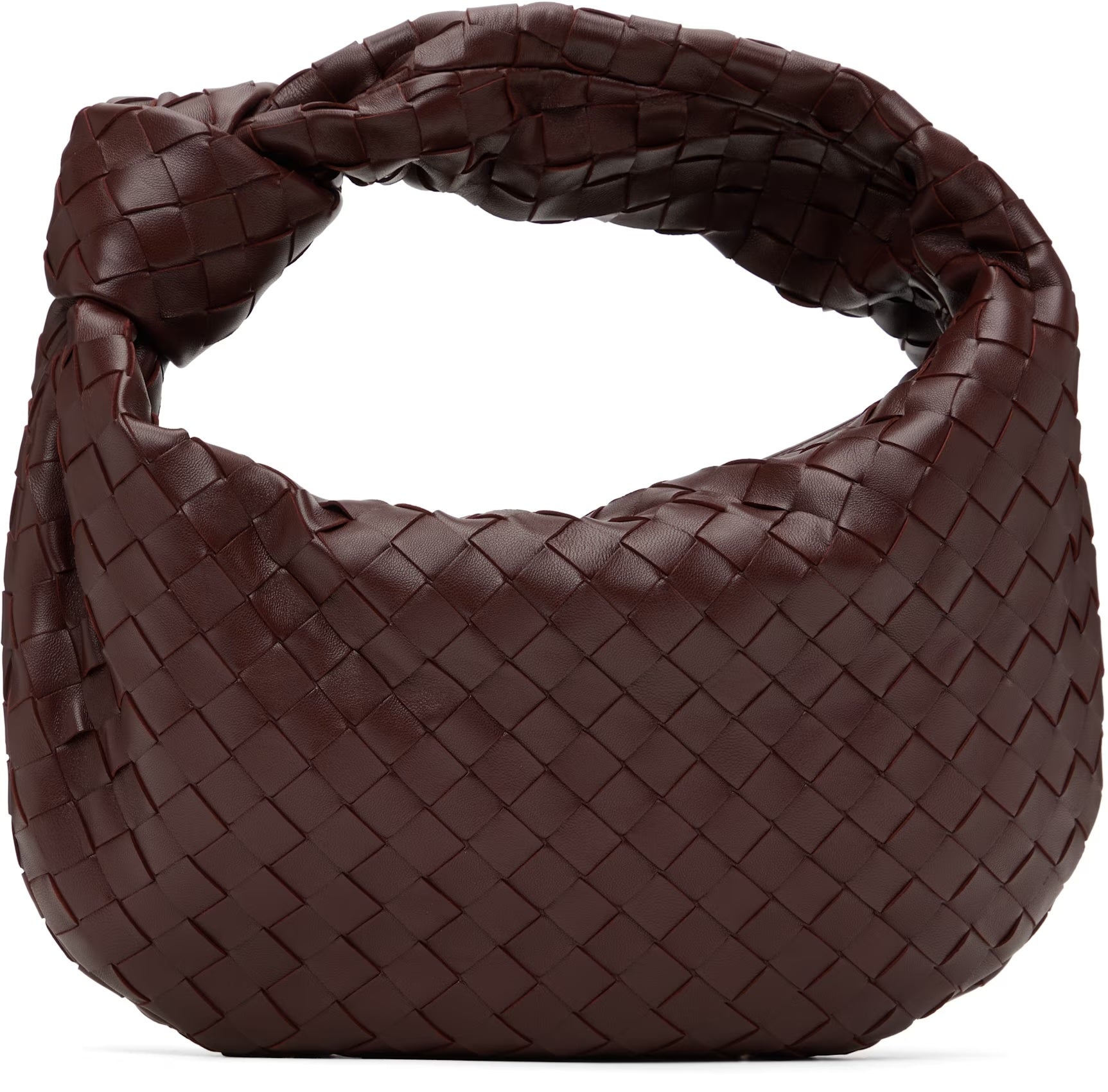 BOTTEGA VENETA INTRECCIATO JODIE LAMBSKIN LEATHER BAG