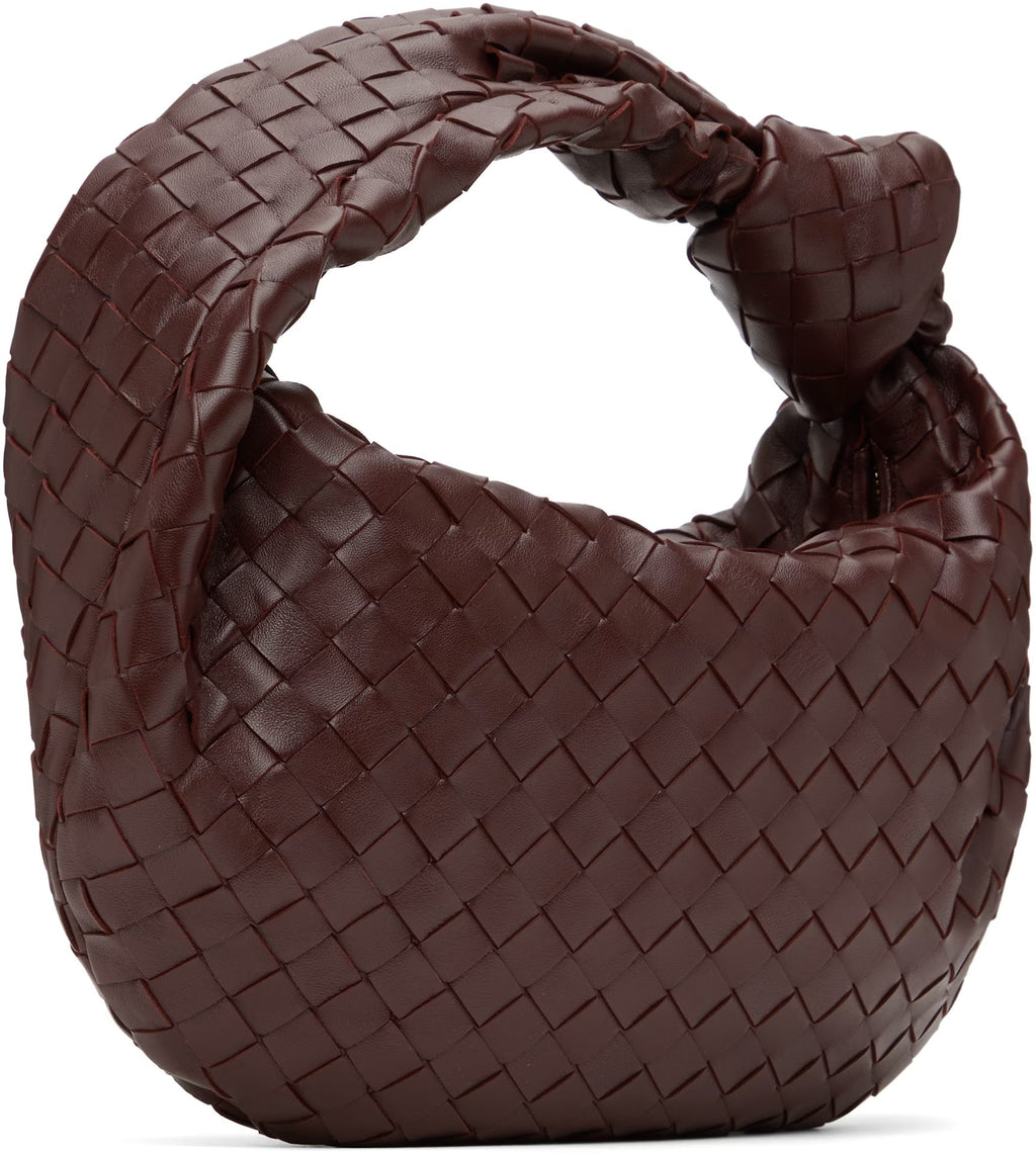 BOTTEGA VENETA INTRECCIATO JODIE LAMBSKIN LEATHER BAG