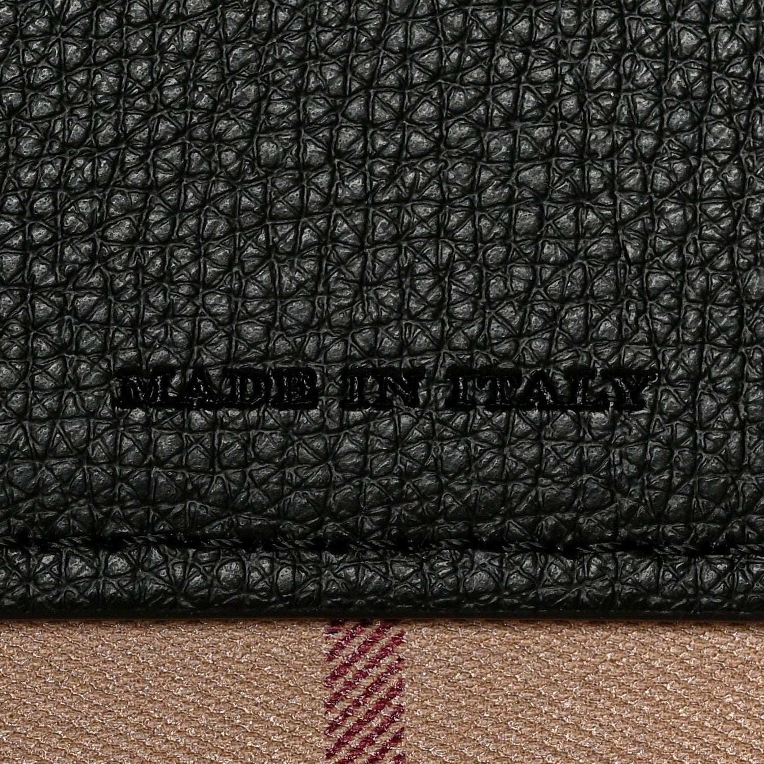BURBERRY HAYMARKET CHECK LAVENBY BLACK MEDIUM REVERSIBLE TOTE BAG