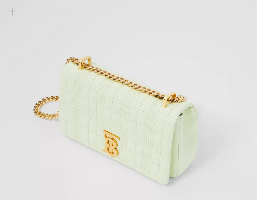 BURBERRY Small Lola Quilted Lambskin Crossbody Bag