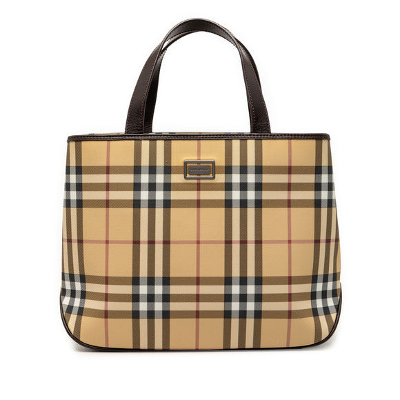 BURBERRY NOVA CHECK TOTE BAG