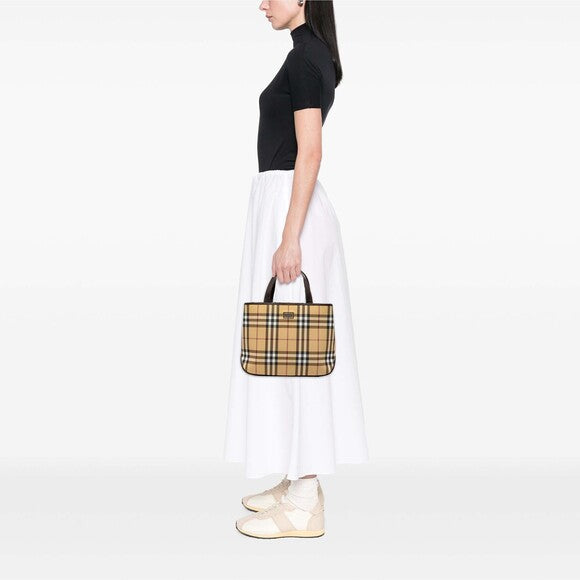 BURBERRY NOVA CHECK TOTE BAG