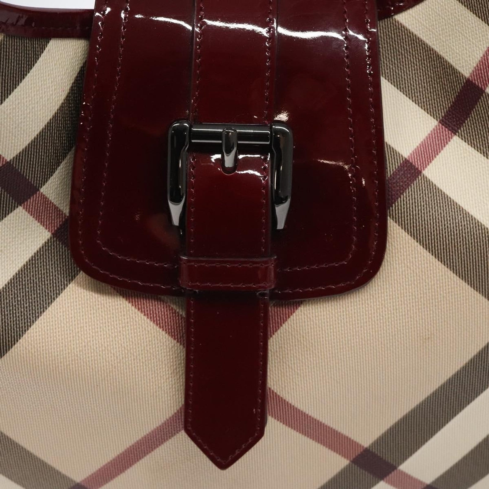 BURBERRY NOVA CHECK BROOKE LARGE HOBO BAG