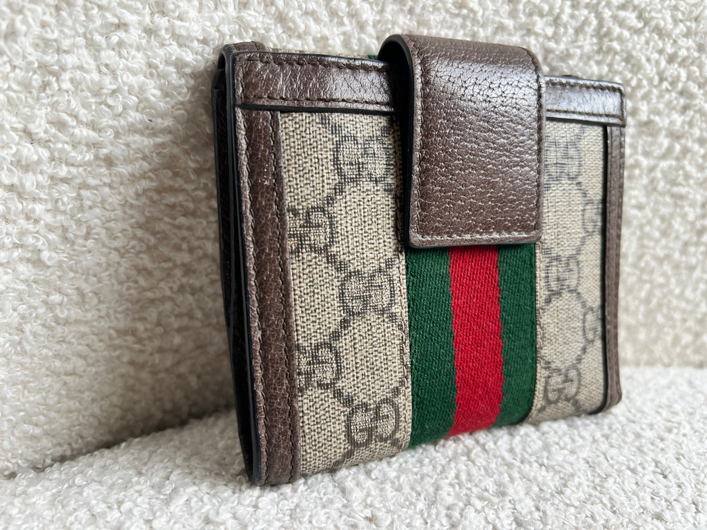 Gucci Ophidia Supreme French Small Wallet Purse