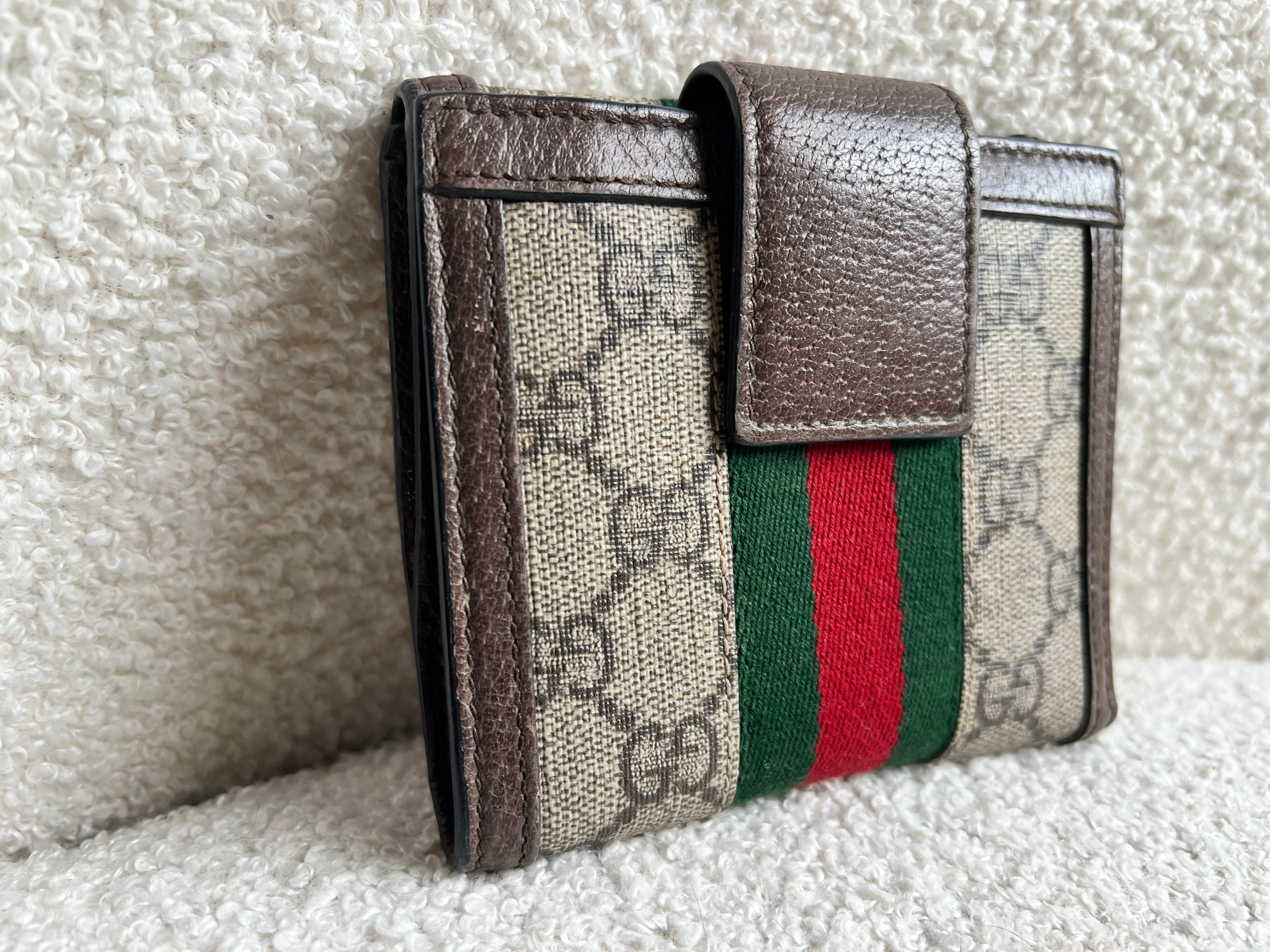 Gucci Ophidia Supreme French Small Wallet Purse